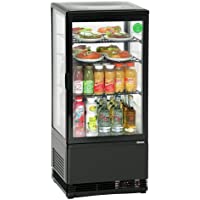 Los mejores  - Frigo Vitrine à Poser - Noire 78 litres - Bartscher